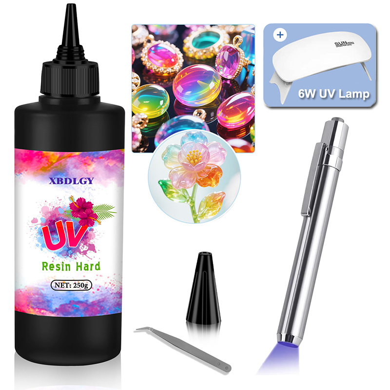 Resin Art Epoxy - กาวเรซิ่น UV แข็ง 200 กรัม/250 กรัม/500