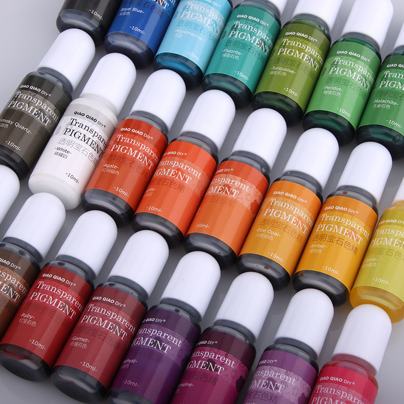 Resin Art Stone - สีเรซิ่นใสสำหรับทำอัญมณี น้ำมันหอมระเหย เรซิ่น UV สำหรับงานหล่อ คริสตัลเรซิ่น
