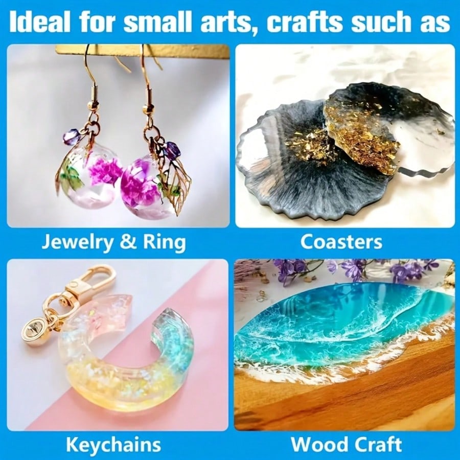 คริสตัลเคลียร์อีพ็อกซี่เรซิน ช - Resin Art Epoxy บทวิจารณ์และราคา