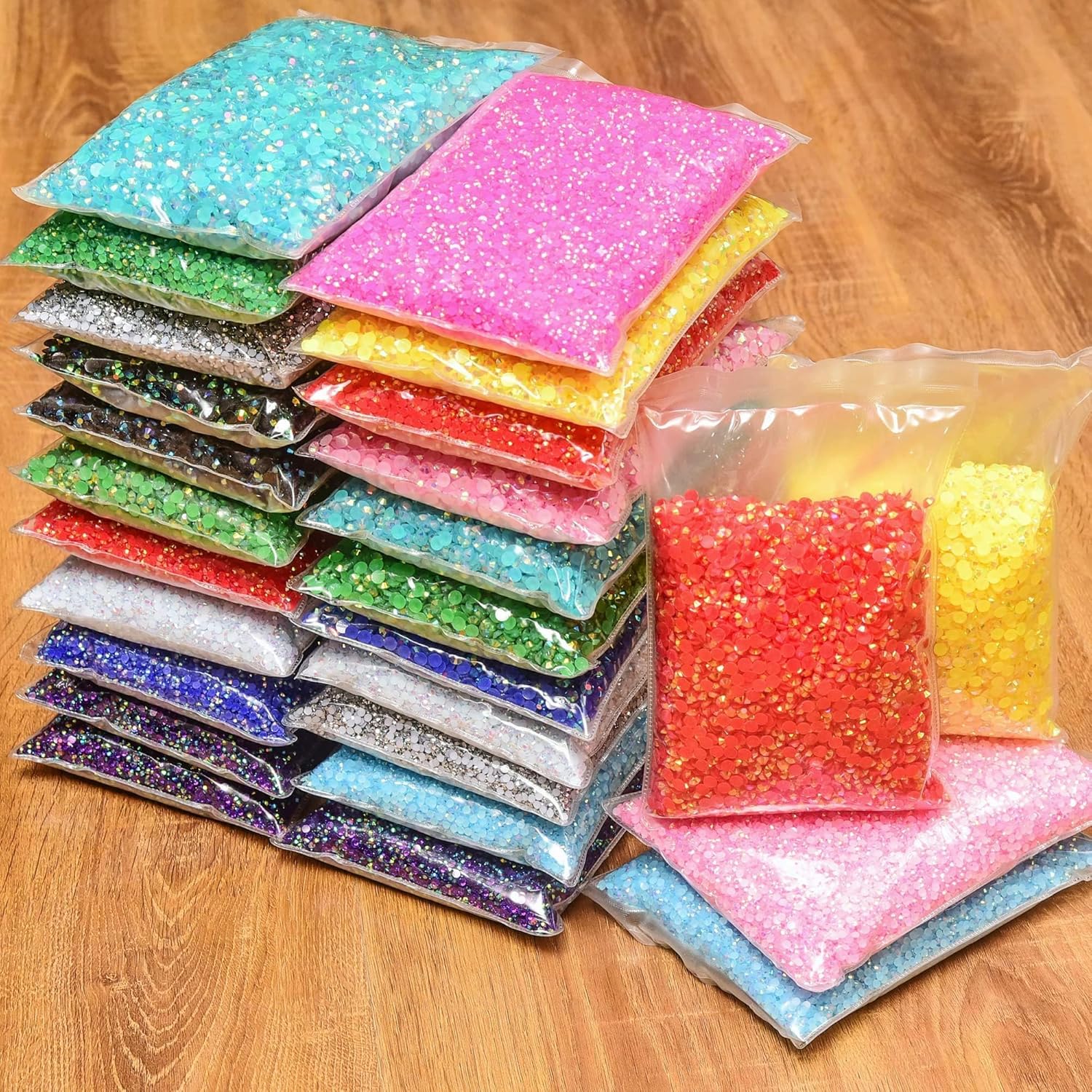 เรซิ่นรูปทรงแบนสีชมพูสด ไม่ใช่ - Resin Art Quantity บทวิจารณ์และราคา