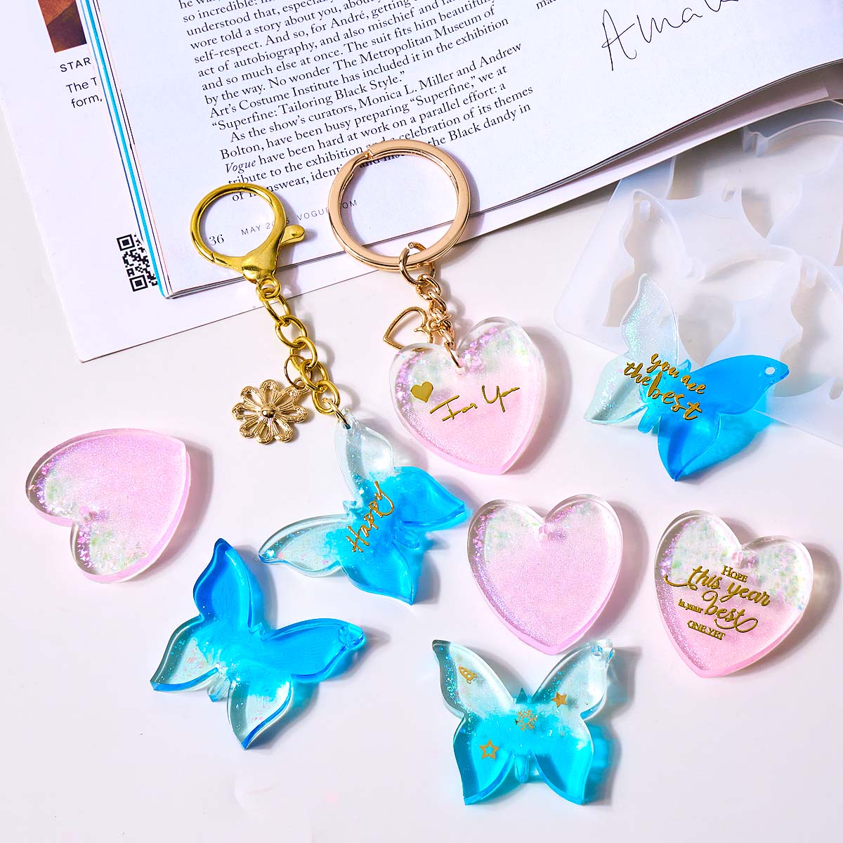 แม่พิมพ์ซิลิโคนรูปหัวใจผีเสื้อ - Resin Art Epoxy บทวิจารณ์และราคา
