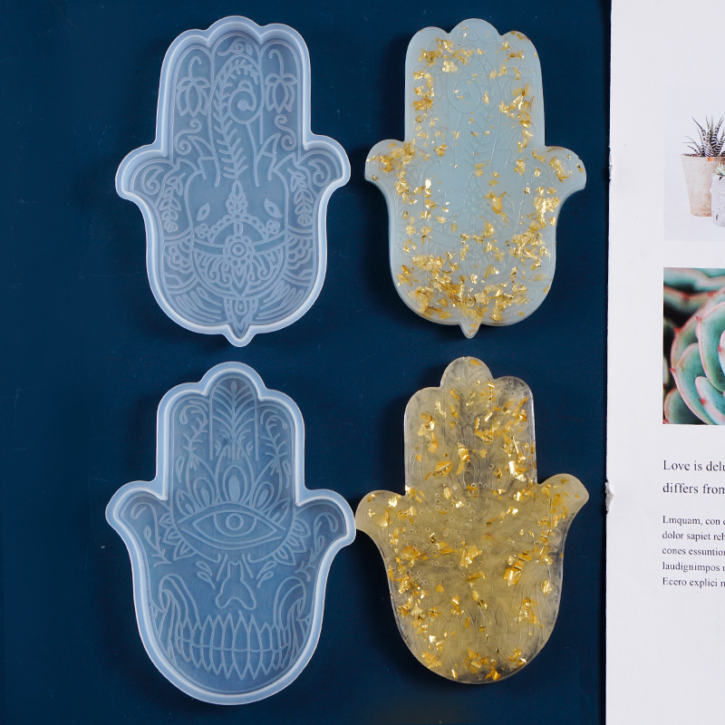 1 Pcs DIY Coaster มือของ Fatim - Resin Art Epoxy บทวิจารณ์และราคา