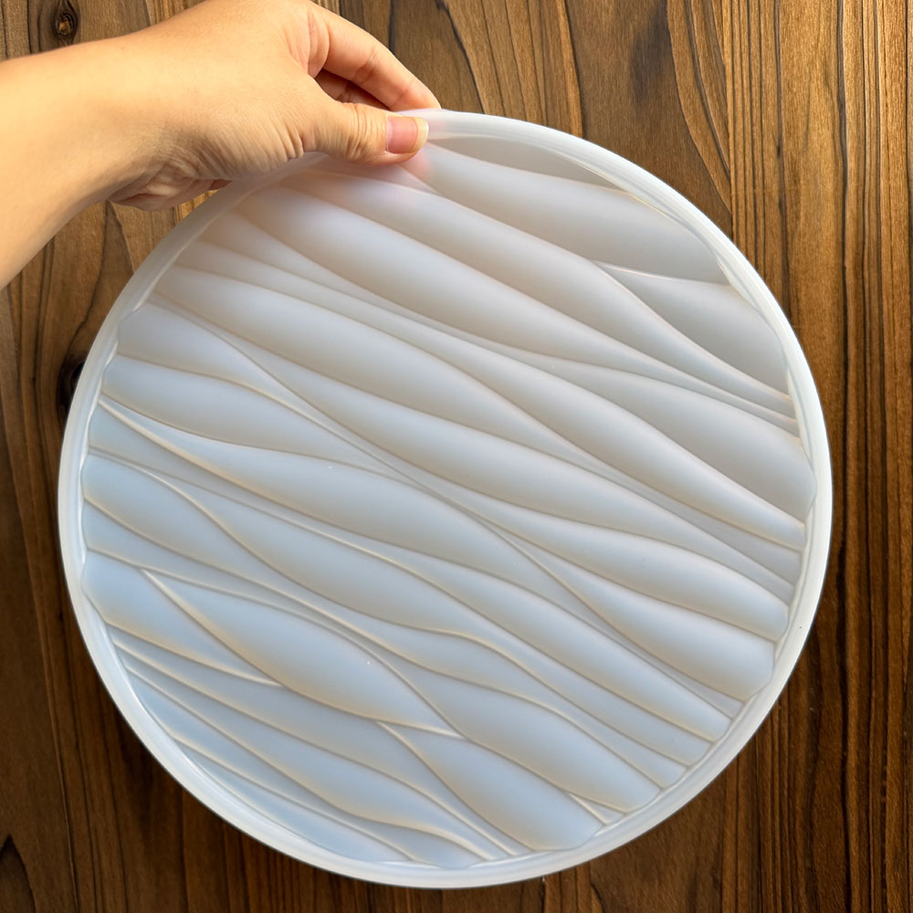 แม่พิมพ์ซิลิโคนถาดกลมขนาดใหญ่  - Resin Art Epoxy บทวิจารณ์และราคา