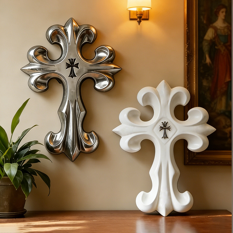 ของตกแต่งผนังรูปกางเขนสไตล์โกธ - Resin Art Sculptures บทวิจารณ์และราคา