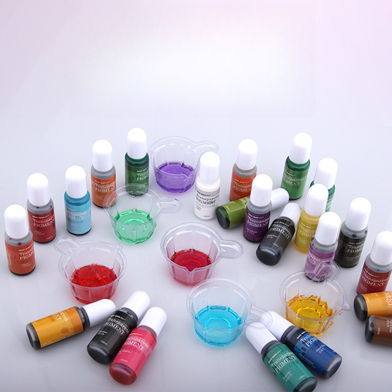 สีเรซิ่นใสสำหรับทำอัญมณี น้ำมั - Resin Art Stone บทวิจารณ์และราคา