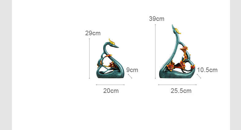 คู่ Swan คนรักศิลปะตกแต่งเรซิ่ - Resin Art For Wedding Gift บทวิจารณ์และราคา