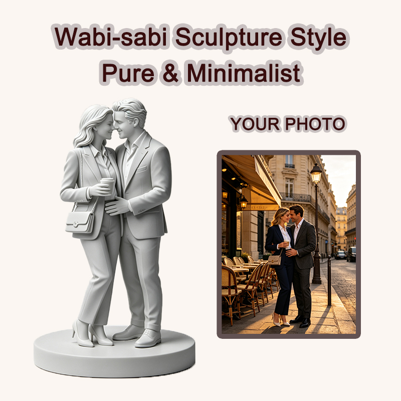 รูปปั้นคู่รักพิมพ์สามมิติตามภา - Resin Art For Wedding Gift บทวิจารณ์และราคา