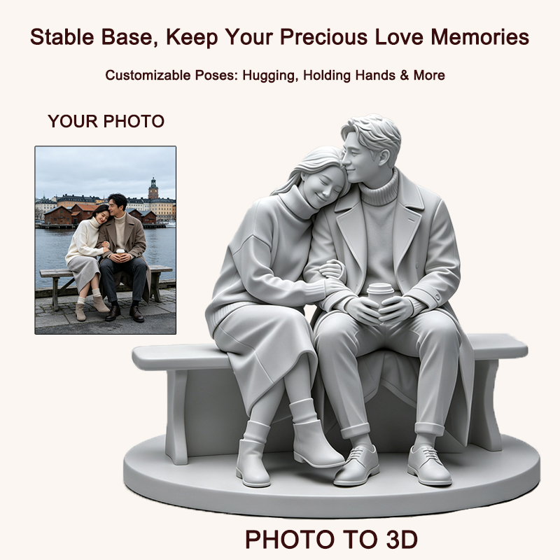 รูปปั้นคู่รักพิมพ์สามมิติตามภา - Resin Art For Wedding Gift บทวิจารณ์และราคา