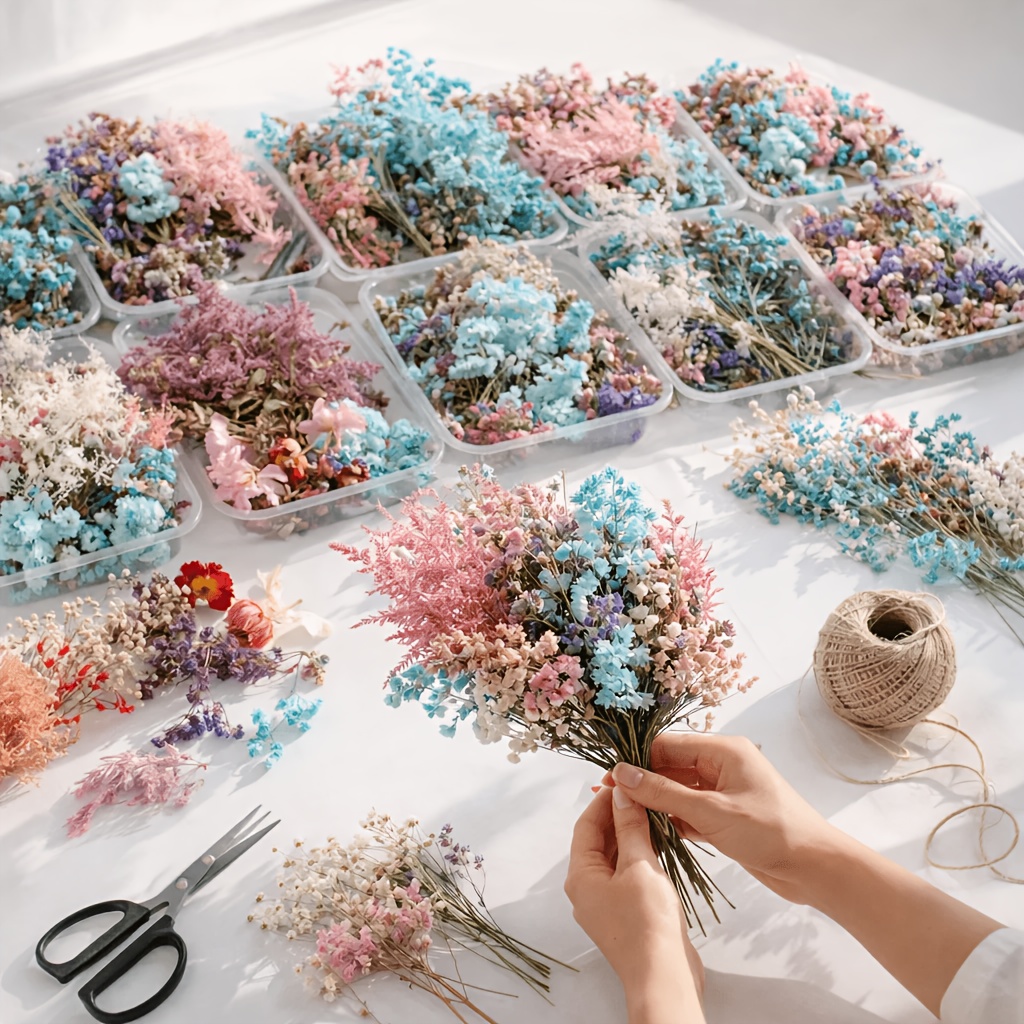 ชุดดอกไม้แห้งผสม 10 กล่อง - ดอ - Resin Art For Wedding Gift บทวิจารณ์และราคา
