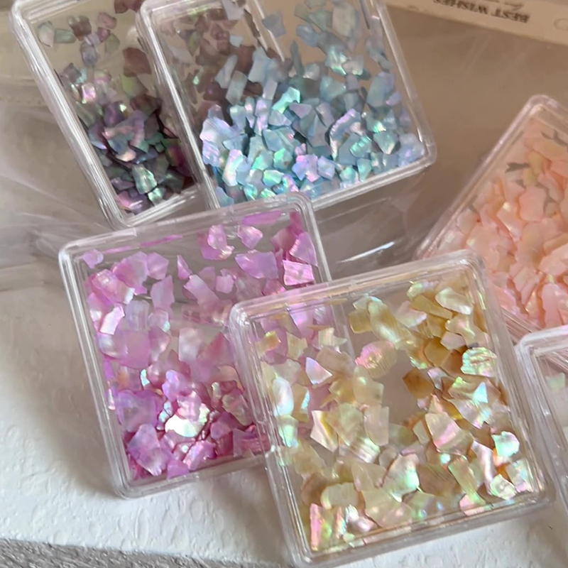 กล่อง 1 กล่อง เปลือกหอยออโรร่า - Resin Art Stone บทวิจารณ์และราคา