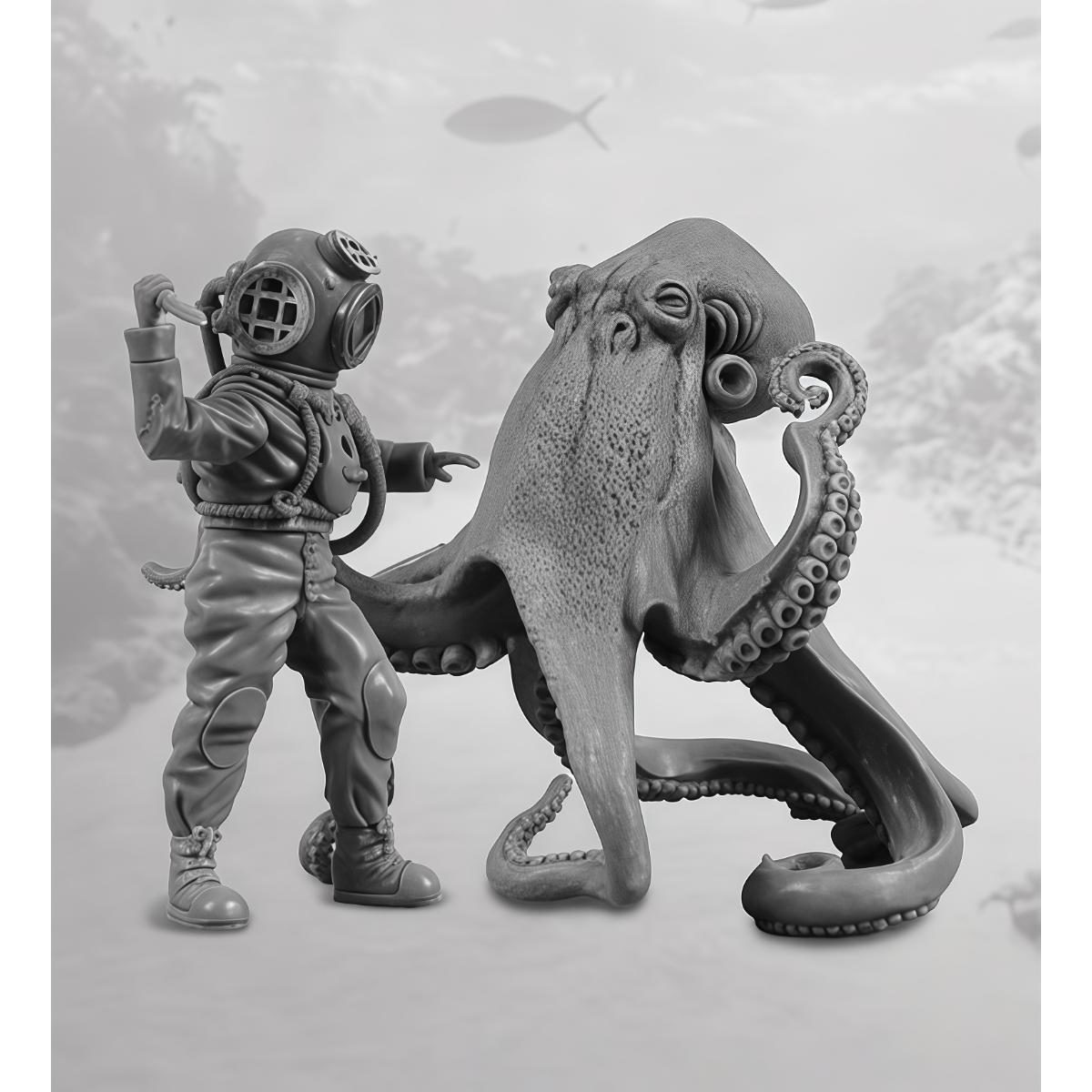 ชุดโมเดลเรซิ่นขนาด 1/35 ที่ยัง - Resin Art Underwater บทวิจารณ์และราคา