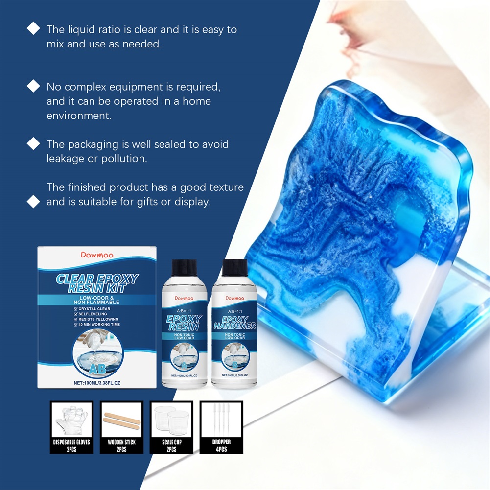 เรซิ่นอีพ็อกซี่ใส DIY สำหรับทำ - Resin Art Epoxy บทวิจารณ์และราคา